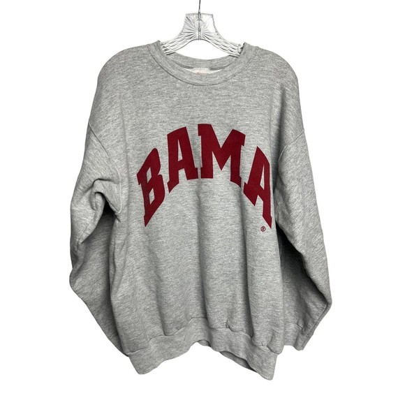 Hanes | Sweaters | Vintage Bama Alabama Crimson Tide Oversized Sweatshirt  Size Large | Poshmark